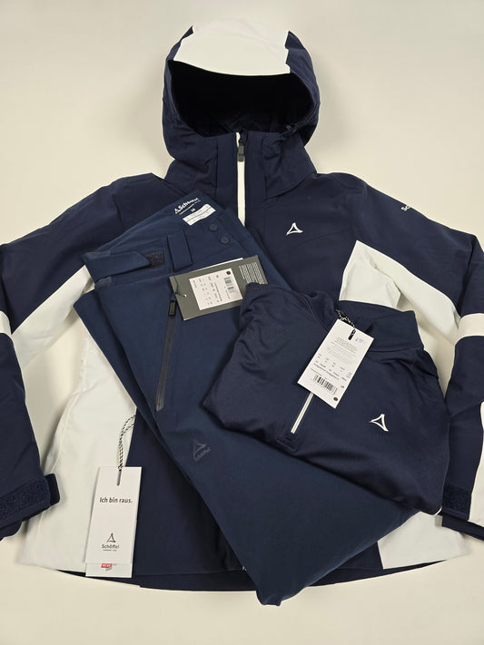 Schöffel Ski Jacket Kanzelwand Ski Set - navy blazer 38 Dames M