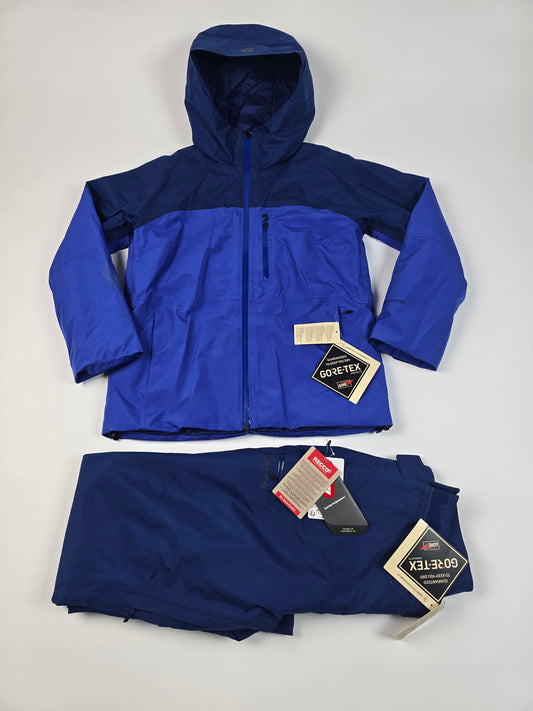 Marmot Wm's Lightray Ski Set Goretex Twilight Blue/Trail Blue Dames M