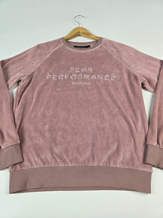 Peak Performance Original Velvet Crewe Roze Dames S