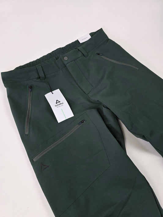 Pants Folkstone Warm M - dark jade 50