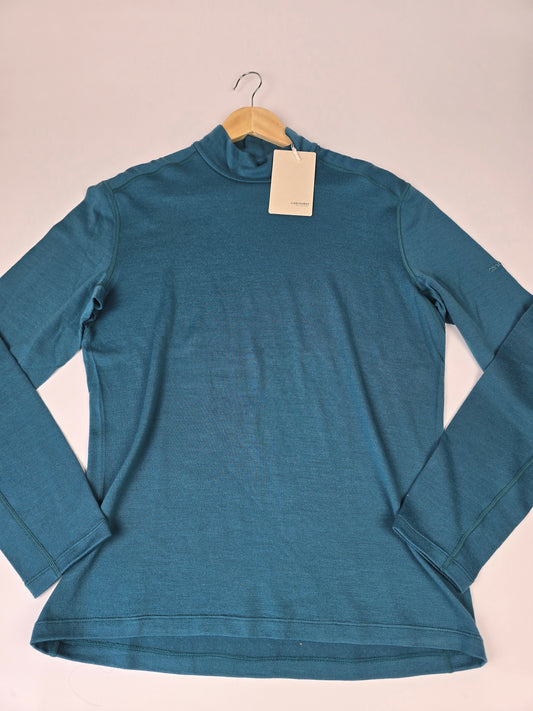 M Merino 260 Tech LS Turtleneck - Topaz M