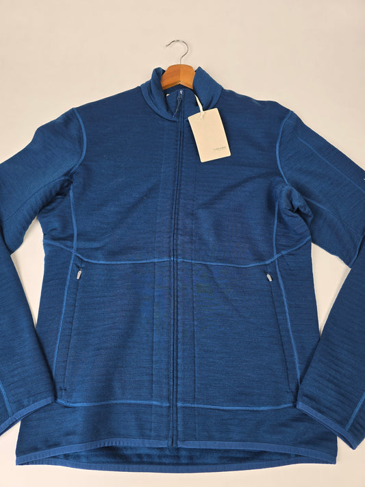 M Merino 400 RealFleece™Descender LS Zip - Atlantis M