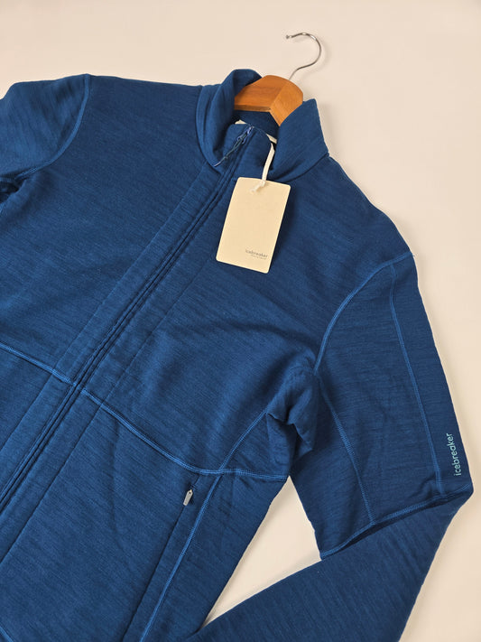 M Merino 400 RealFleece™Descender LS Zip - Atlantis M