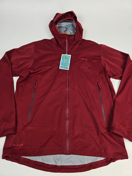 Rab Kinetic 2.0 Jacket Oxblood Red Large