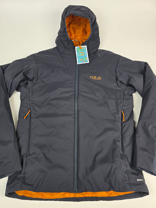 Rab Xenair Alpine Light Jacket Ebony (Marmalade) Medium