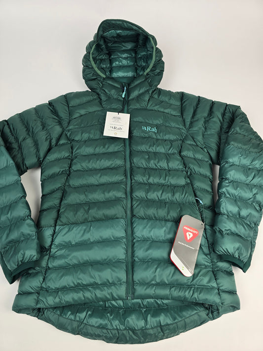 Rab Cirrus Alpine Jacket Wmns Green Slate/Eucalyptus Size 10