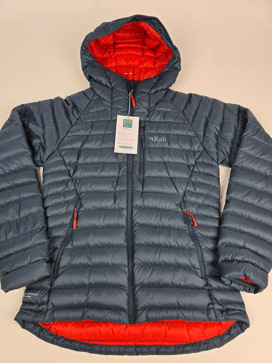 Rab Microlight Alpine Jacket Wmns Orion Blue Size 10