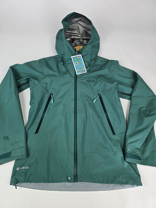 Rab Kangri Paclite Plus Jacket Wmns Eucalyptus Size 10