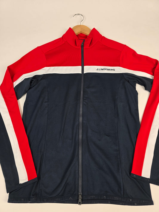 J.Lindeberg Jarvis Midlayer Barbados Cherry Heren S