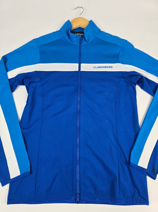J.Lindeberg Jarvis Midlayer Blauw Nieuw Blauw Heren S