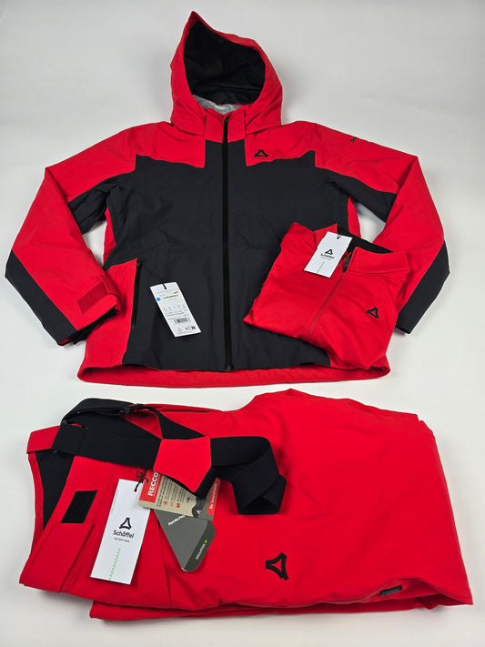 Schöffel Ski Set Trifex  - scarlet red 50 M