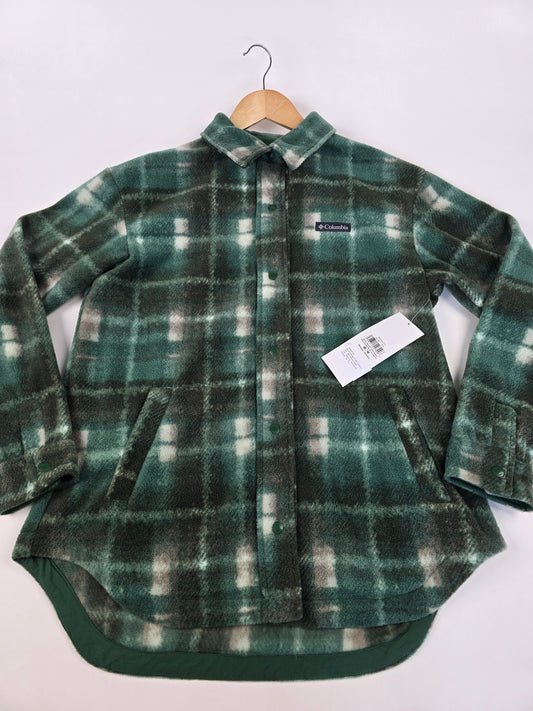 Columbia Benton Springs™ Shirt Jacket II Rain Forest Omblur M