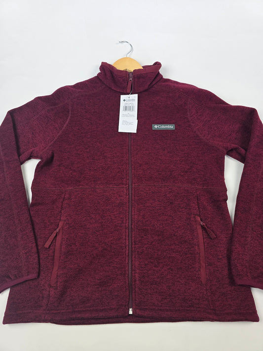 Columbia Sweater Weather™ Full Zip II Rich Wine Heather M