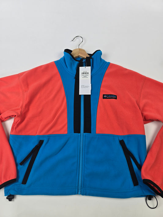 Columbia Backbowl™ II Full Zip Fleece Zing. Compass Blue. Black M