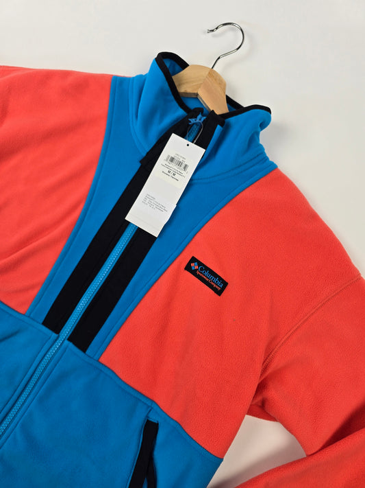 Columbia Backbowl™ II Full Zip Fleece Zing. Compass Blue. Black M