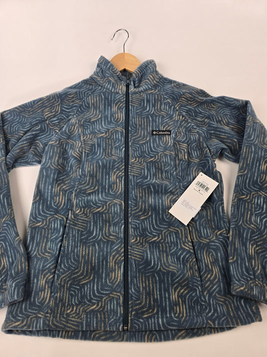 Columbia Benton Springs™ Printed Full Zip Everblue Flowfalls M