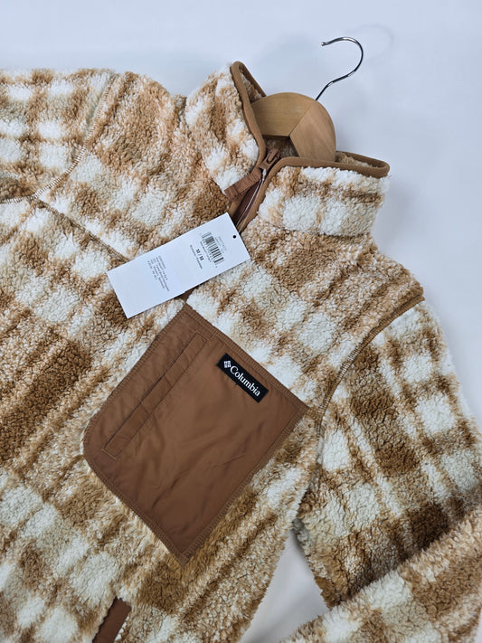Columbia West Bend™ 1.4 Zip II Camel Brown Herringplaid M