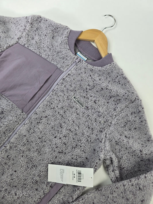 Columbia Stellar Path™ Fleece Bomber Full Zip Lavender Pearl. Shale Purple M
