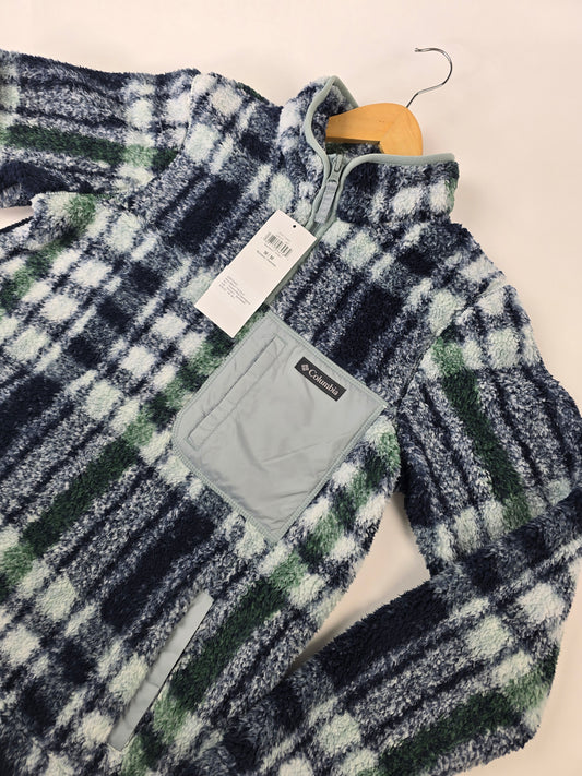 Columbia West Bend™ 1.4 Zip II Crushed Blue Herringplaid M