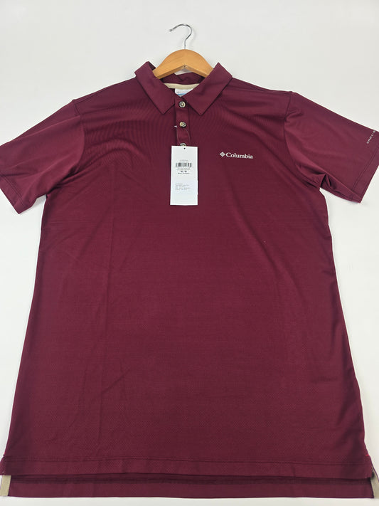 Columbia Tech Trail™ Utility Polo Rich Wine M