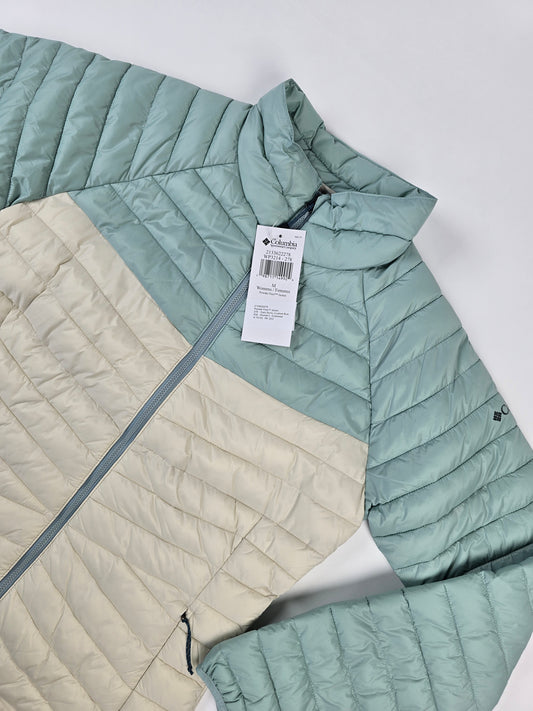 Columbia Powder Pass™ Jacket Dark Stone. Crushed Blue Dames M