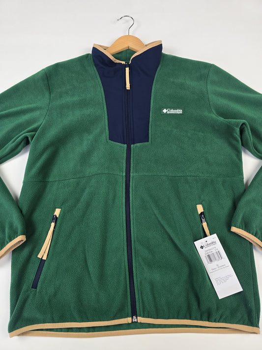 Columbia Sequoia Grove™ Full Zip Fleece Rain Forest. Collegiate Navy Heren M