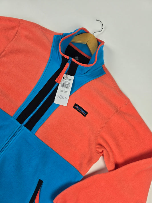 Columbia Backbowl™ II Full Zip Fleece Zing. Compass Blue. Black Heren M