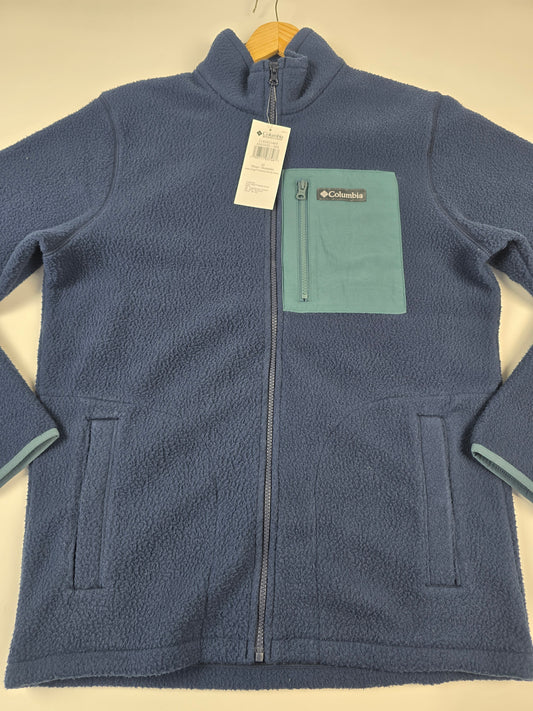 Columbia Jasper Ridge™ Pebbled Full Zip Fleece Collegiate Navy. Everblue Heren M