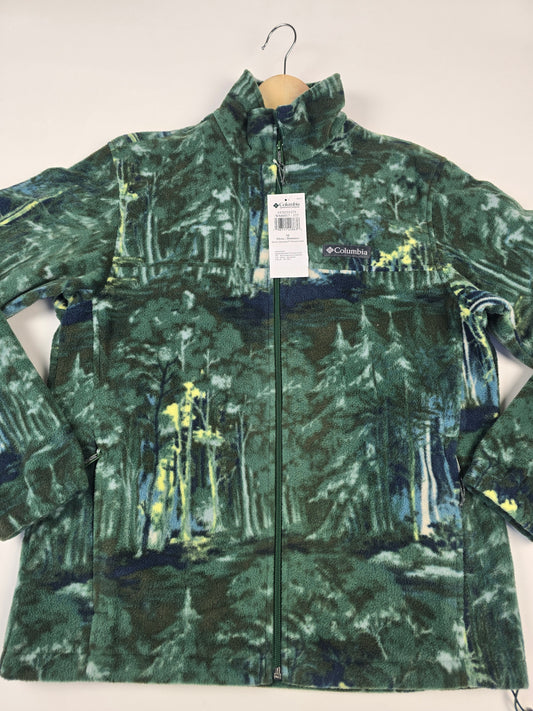 Columbia Steens Mountain™ Printed Jacket Rain Forest Deschutestrees heren M