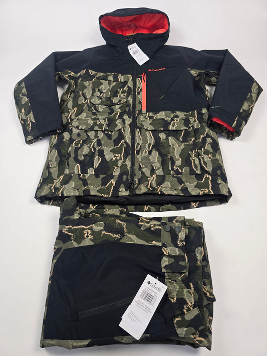 Columbia Coreshot™ Printed Ski Pak Greenscape Treebark Print. Black, Heren M