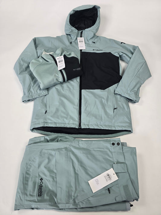 Columbia Winter District™ III Ski Set Crushed Blue. Black Heren M