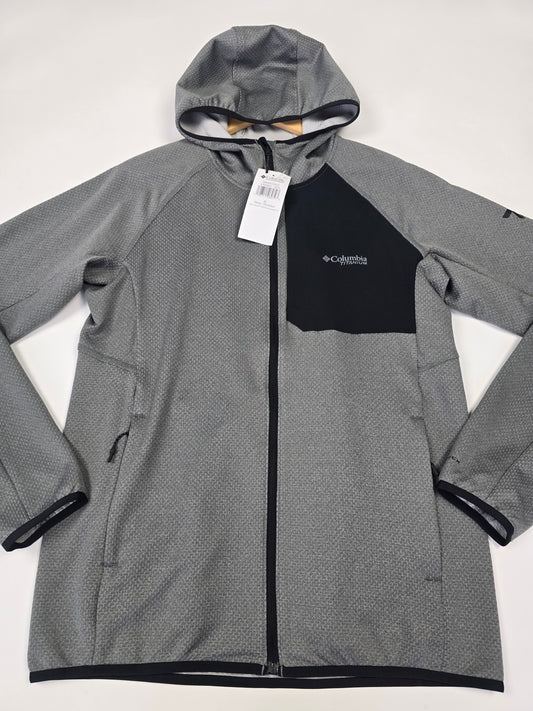 Columbia Triple Canyon™ Grid Fleece Hooded FZ II City Grey. Black Heren M