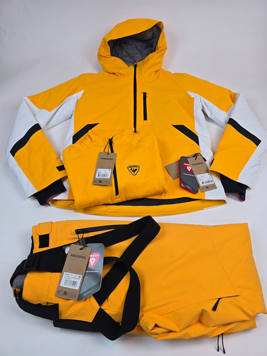 Rossignol Ciastel Ski Set Saffron Ylw Heren M