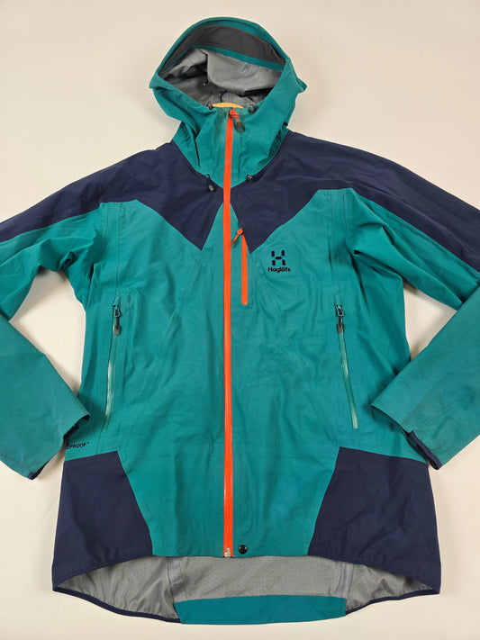 Haglöfs LIM Touring Jacket Shell Blauw Oranje Heren M