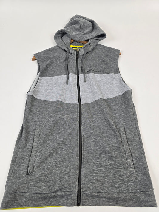 Peak Performance Bodywarmer with hood Grey Structves Men M