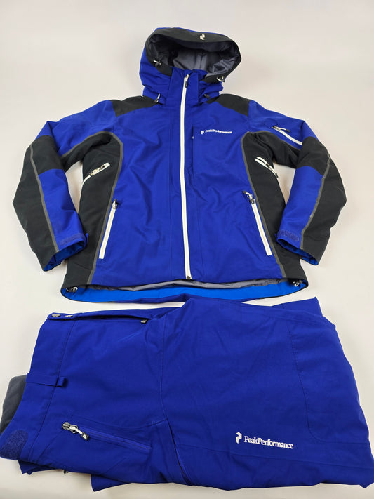 Peak Performance Maroon Blocked Ski Set Heren M