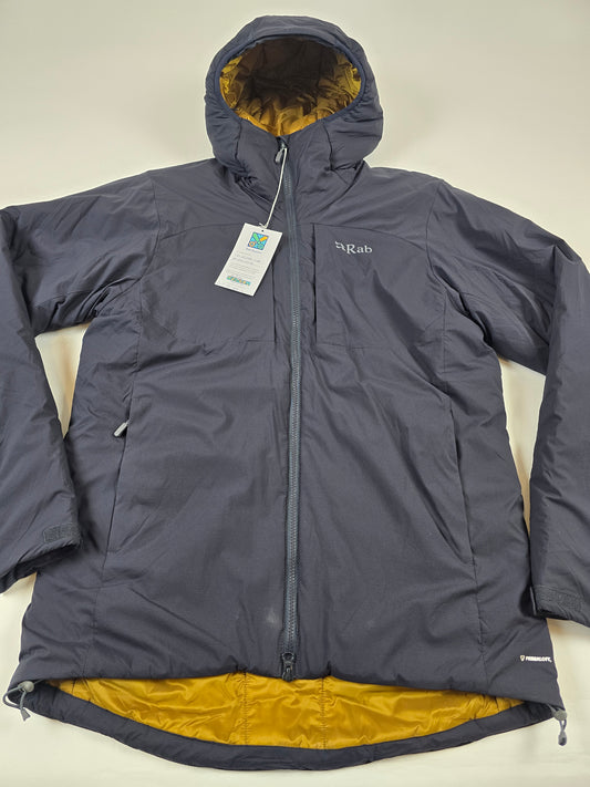 Rab Xenair Alpine Jacket Black Gold Heren L