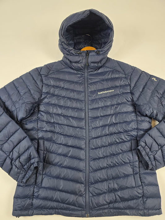 Peak Performance Frost Down Hooded Donkerblauw Heren XL