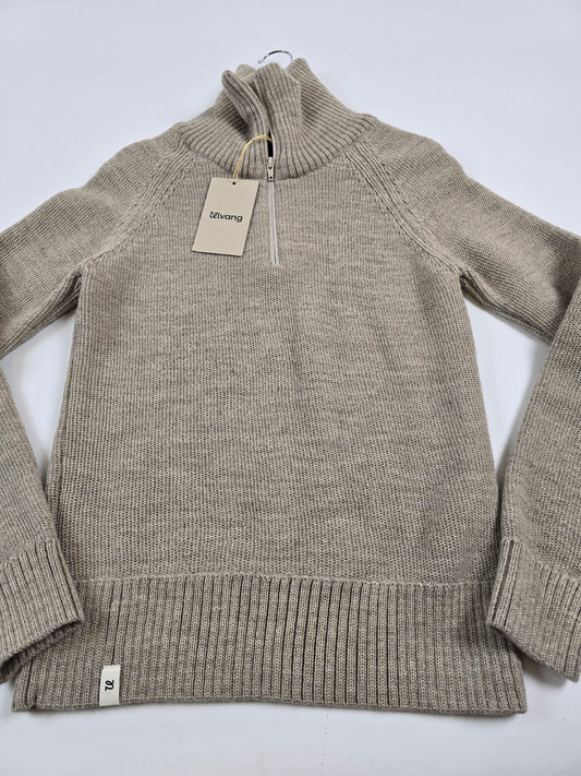 Ulvang All time Graze Half Zip Sweater DK Sand Womens S