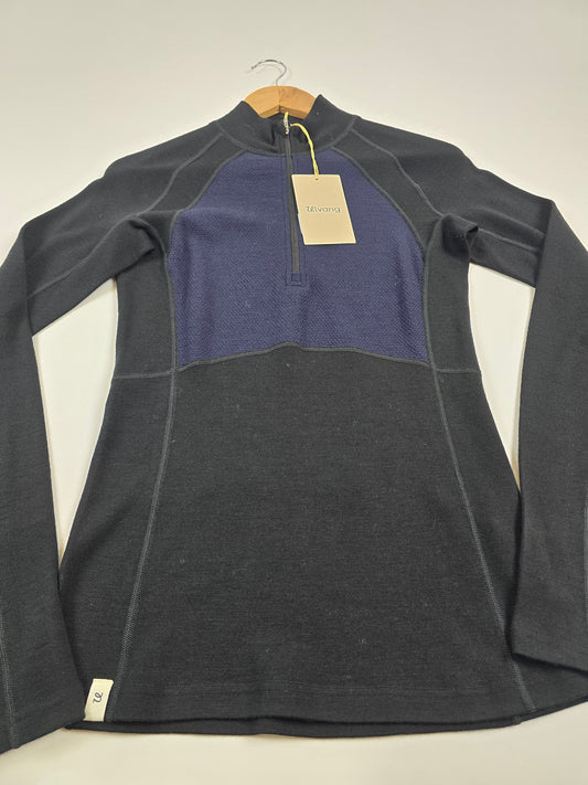 Ulvang Peak Map Half Zip Baselayer Navy Blue Womens S