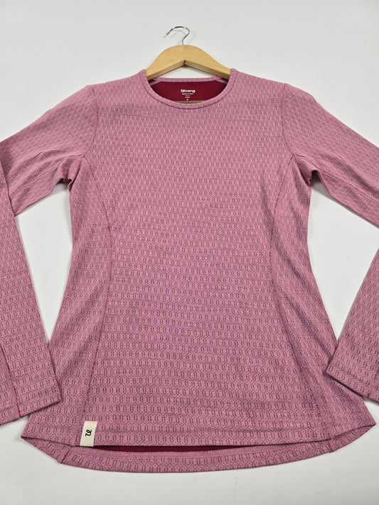 Ulvang Merino Baselayer Crew Pink Womens S