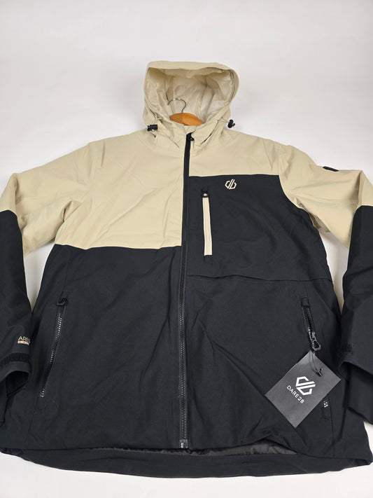 Dare2B Halfpipe IV Ski Jacket White Pepper 35K Waterproof Heren M