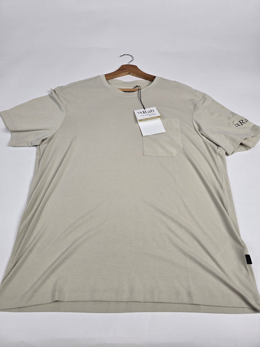 Rab Rivelin Pocket Tee Pebble M