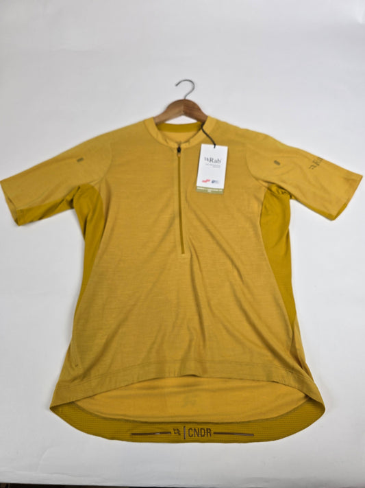 Rab Cindercrino Zip Tee Wmns Sahara 12