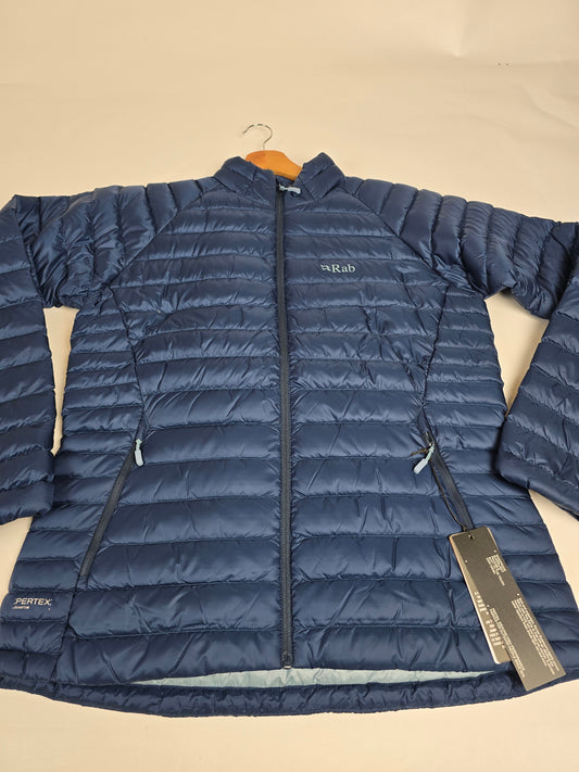RAB Microlight Jacket Wmns Tempest Blue Size 14
