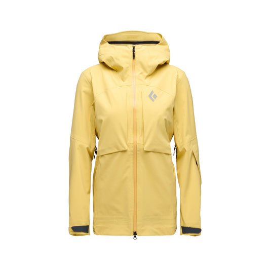 Black Diamond W Factor Shell Soft Ochre Soft Ocre Dames S