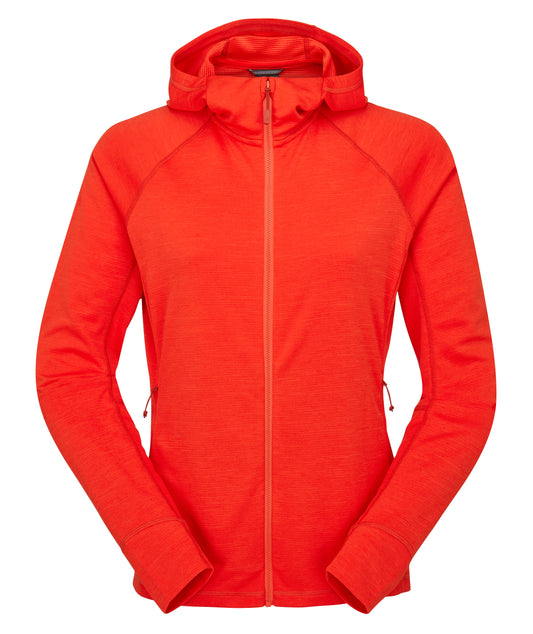 Rab Planar Hoody Wmns Red Grapefruit Size 10