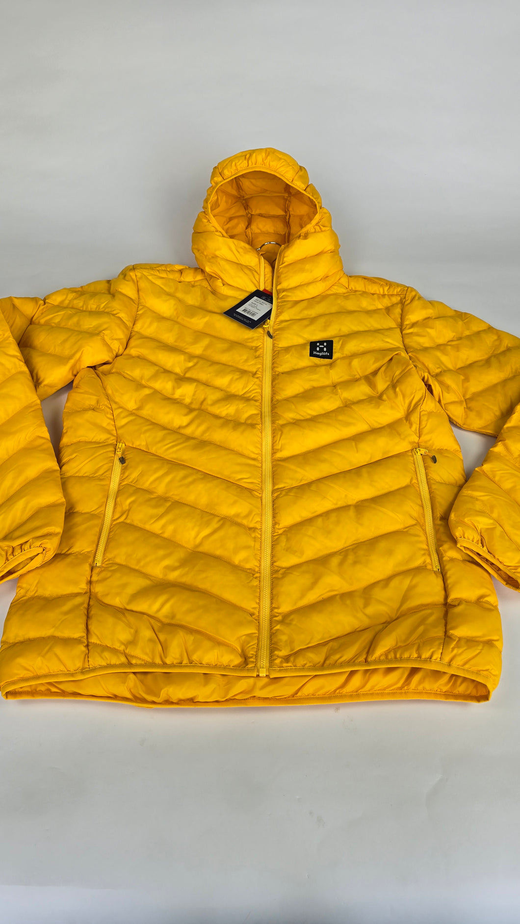 Haglofs Sarna Mimic Hood Pumpkin Yellow Nieuw! Heren L