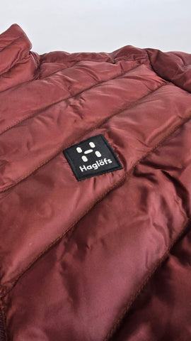 Haglofs Sarna Mimic Jacket Maroon Red Nieuw! Heren L