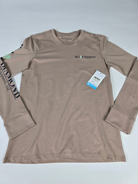 Black Diamond W HERITAGE WORDMARK LS TEE Pale Mauve S